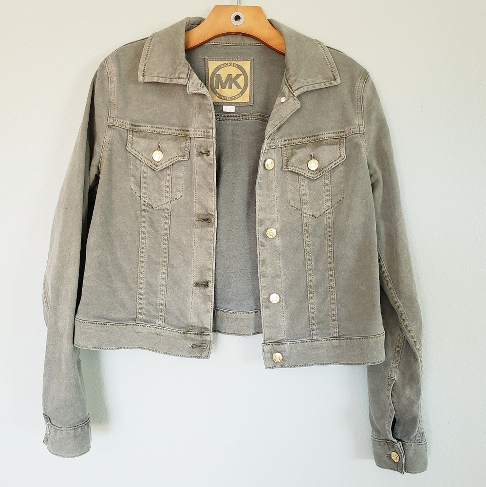 Michael Kors Green Denim Jacket